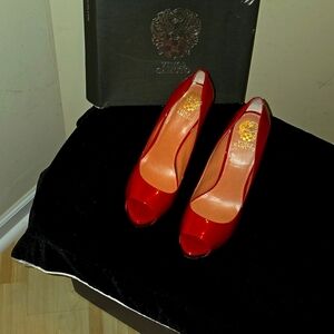 Vince Camuto Red Patent Shoes